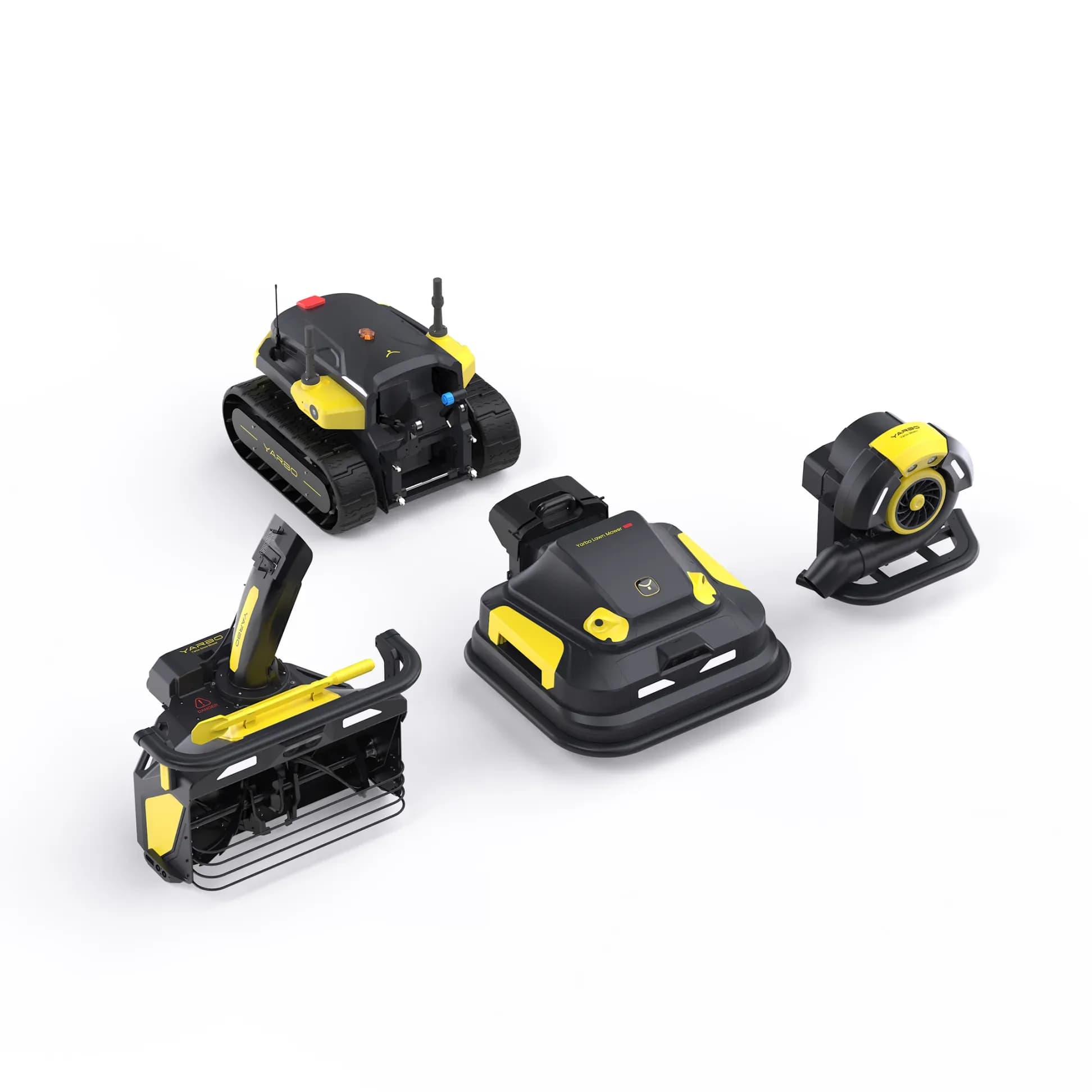 Yarbo Core + M1 PRO zāles pļaušanas modulis + S1 sniega pūšanas modulis + B1 lapu pūšanas modulis – KOMPLEKTS — attēls 1